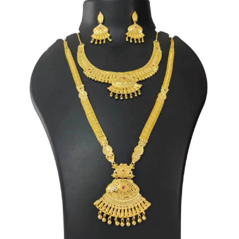 Pari Art Jewellery Forming Double Necklace Set