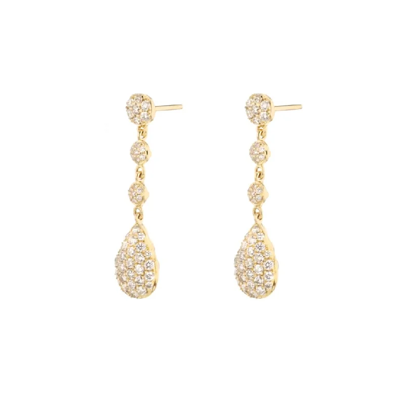 0.75 ctw Diamond Drop Earrings