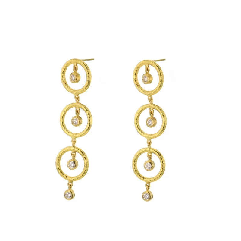 0.20 ctw Diamond Dangle Earrings