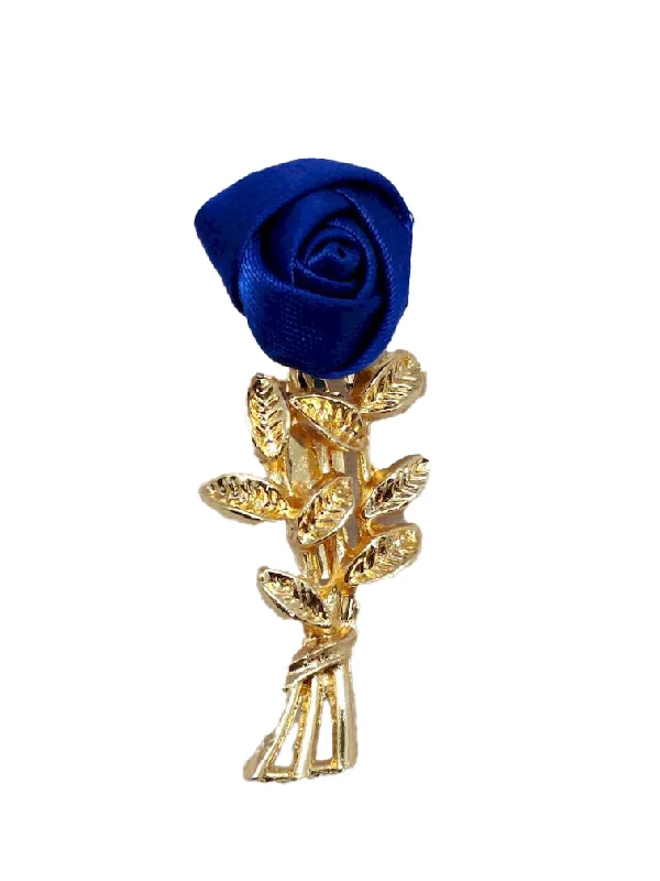 Blue Rose Designer Brooch