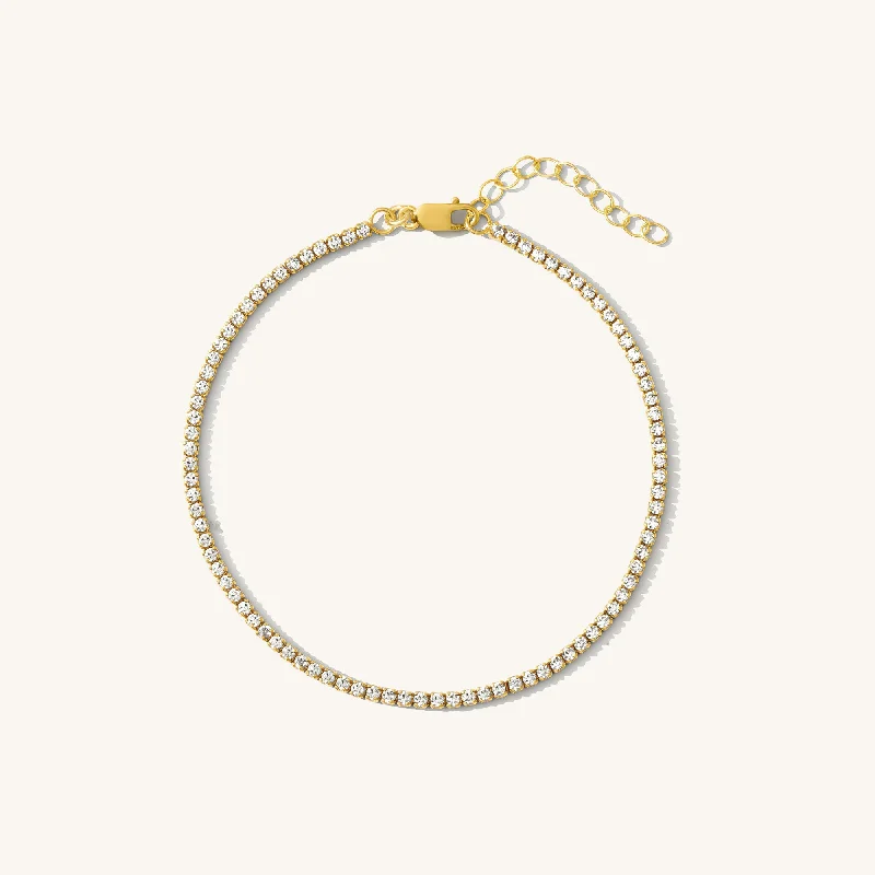 Dainty CZ Tennis Bracelet