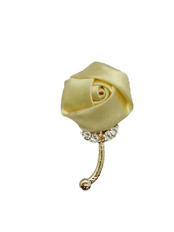 Yellow Flower Designer Brooch