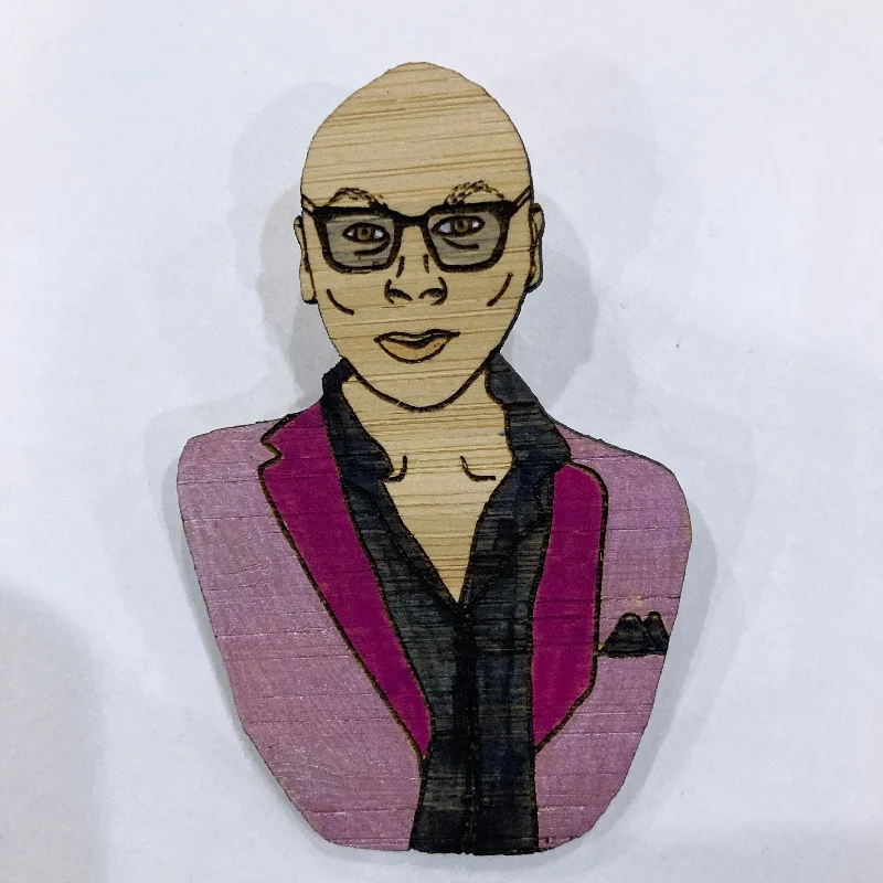 Brooch: RuPaul - Sashay Away