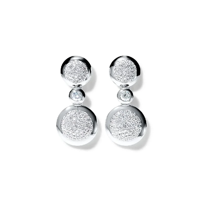 2.20 ctw Diamond Pave Earrings