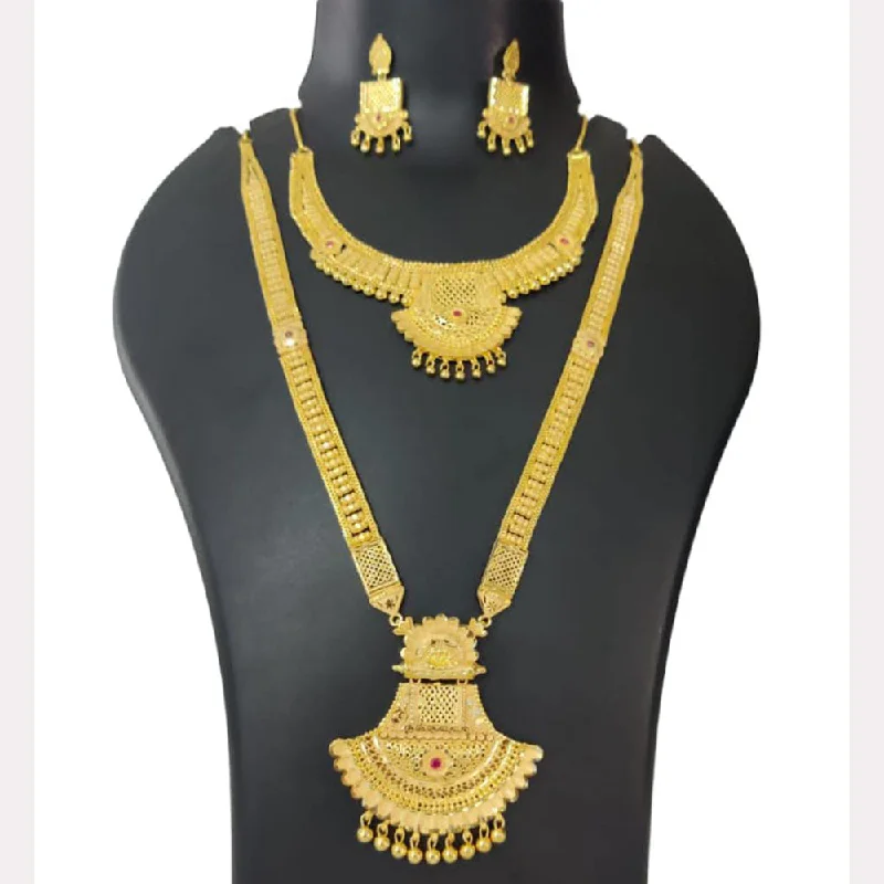 Pari Art Jewellery Forming Double Necklace Set