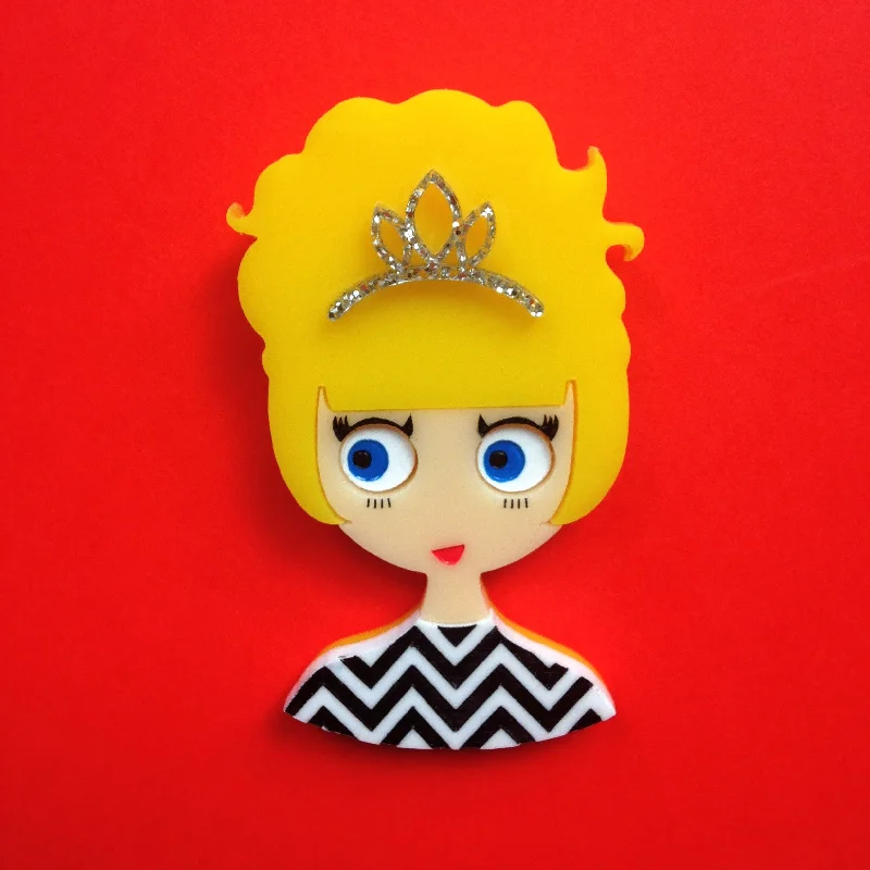 LAURA Acrylic Brooch. Yes, it's happening again!