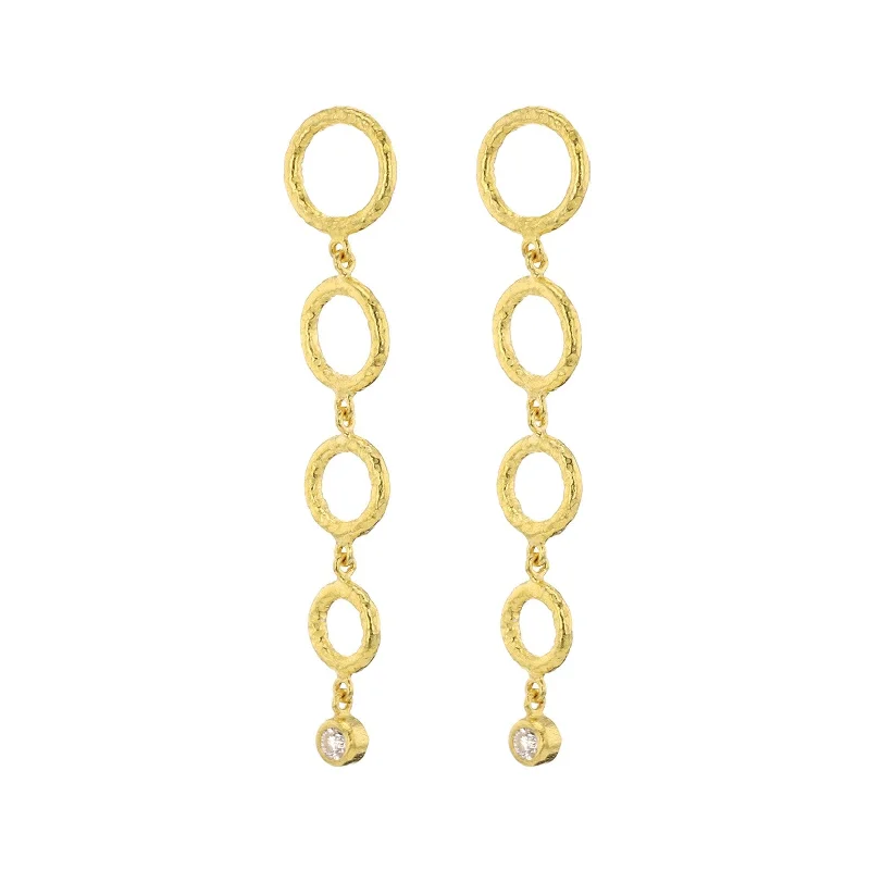 Graduated Circle Drop Earrings