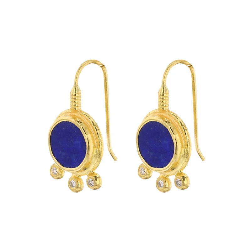 Lapis Drop Earrings