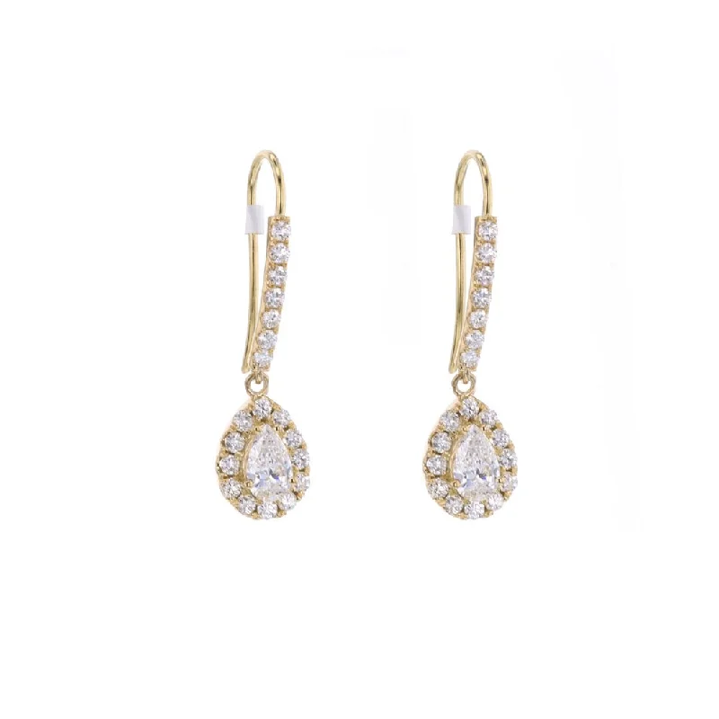 1.48 ctw Diamond Drop Earrings