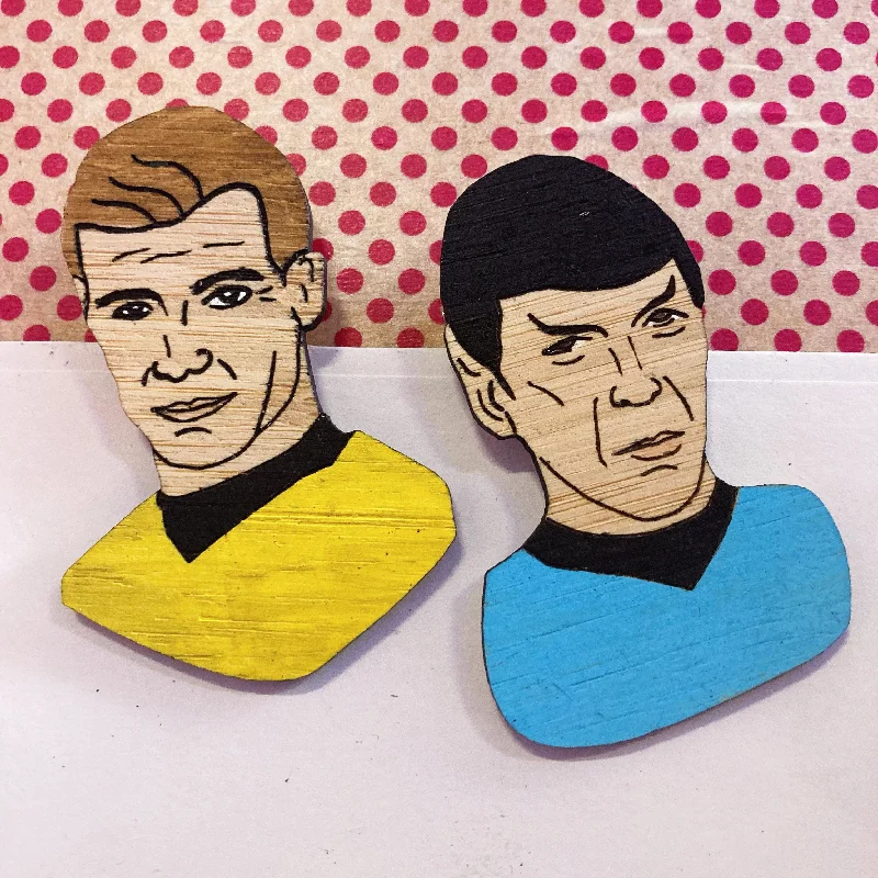 Brooch: Captain Kirk or Spock