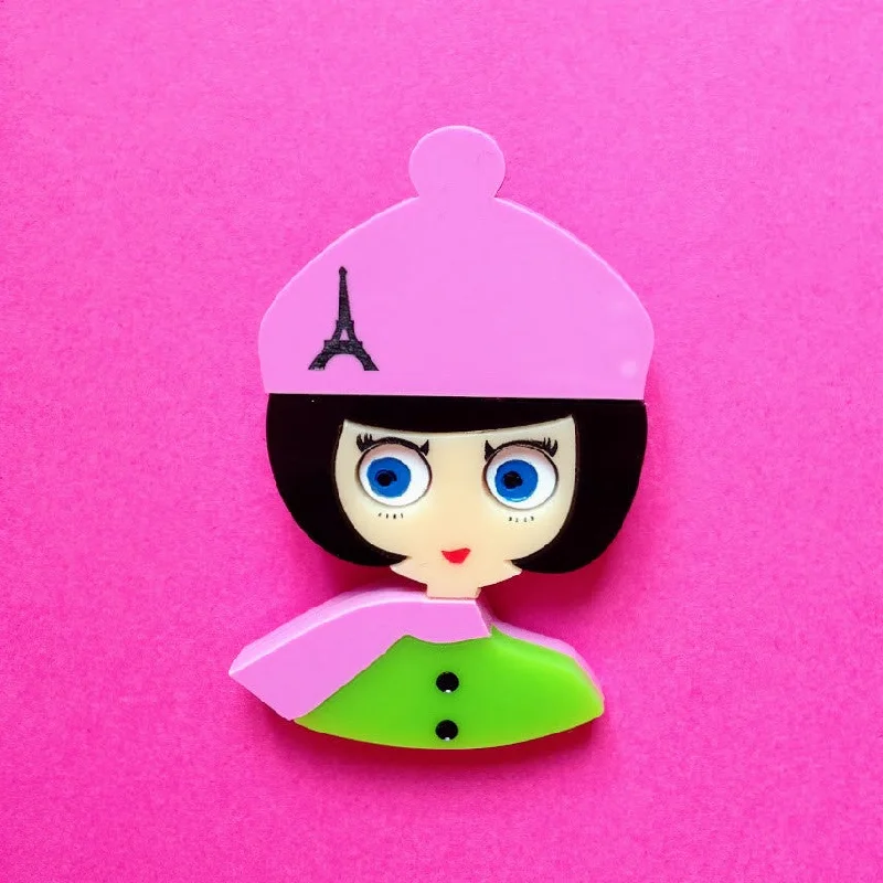 NICOLE Acryilic Brooch